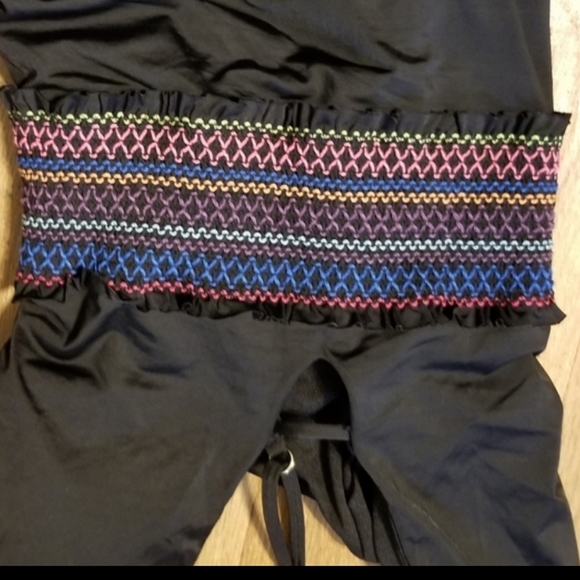 BAR III Smocking Solids Plunge Swimsuit SZ S NWT - Picture 5 of 7